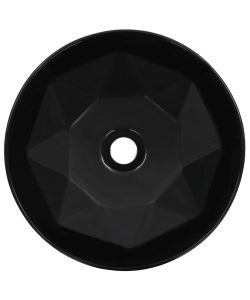 Lavandino 36x14 cm in Ceramica Nero