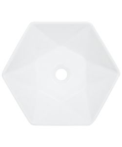 Lavandino 41x36,5x12 cm in Ceramica Bianco