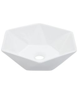 Lavandino 41x36,5x12 cm in Ceramica Bianco