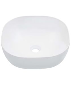 Lavandino 42,5x42,5x14,5 cm in Ceramica Bianco