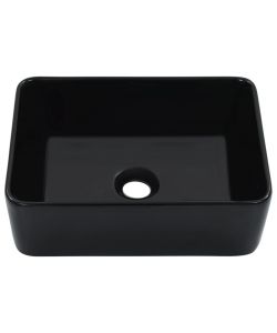 Lavandino 40x30x13 cm in Ceramica Nero