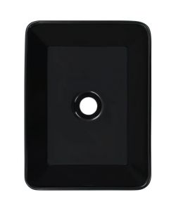 Lavandino 40x30x13 cm in Ceramica Nero