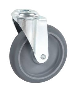 Ruote Girevoli con Foro per Bulloni 4 pz 125 mm 143428