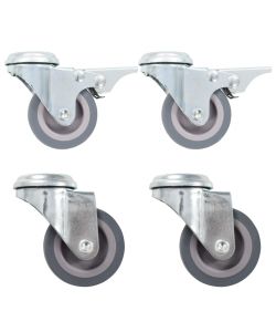 Ruote Girevoli con Foro per Bulloni 4 pz 50 mm 143430
