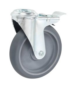 Ruote Girevoli con Foro per Bulloni 4 pz 125 mm 143433