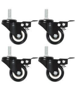 Ruote Girevoli con Doppio Freno 4 pz 50 mm 143440