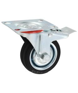 Ruote Girevoli con Doppio Freno 4 pz 75 mm 143443