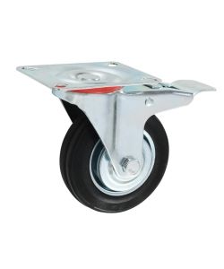 Ruote Girevoli con Doppio Freno 4 pz 100 mm