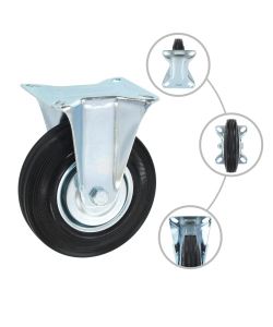 Rotelle Fisse 4 pz 125 mm