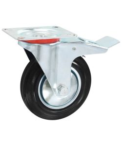 Ruote Girevoli con Doppio Freno 4 pz 160 mm