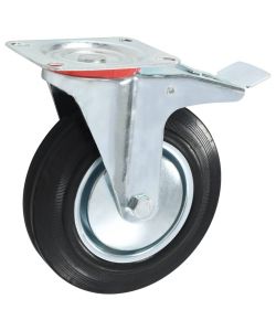 Ruote Girevoli con Doppio Freno 4 pz 200 mm