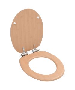 Tavoletta WC Coperchio Chiusura Morbida MDF Design a Bamb
