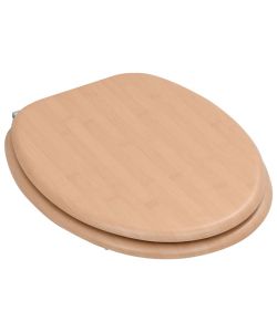 Tavoletta WC con Coperchio MDF Design a Bamb