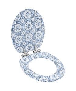 Tavoletta WC Coperchio Chiusura Morbida MDF Design Porcellana