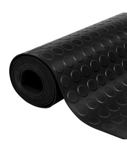 Tappetino Antiscivolo in Gomma 1,5x4 m 3 mm a Motivo a Punti