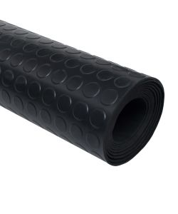 Tappetino Antiscivolo in Gomma 1,5x4 m 3 mm a Motivo a Punti