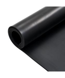 Tappetino Antiscivolo in Gomma 1,2x2 m 6 mm Liscio