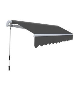 Tenda da Sole Pieghevole Manuale 300 cm Antracite