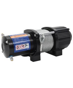 Verricello Elettrico 12 V 4500 lbs 2040 kg con Telecomando