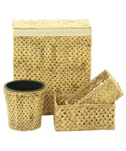 Set Accessori da Bagno 4 pz in Giacinto d'Acqua