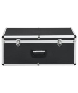  Valigette 2 pz in Alluminio Nero