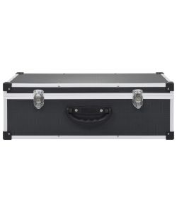 Custodia CD per 80 CD in Alluminio ABS Nero