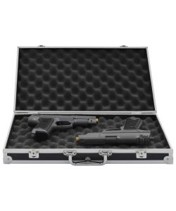 Custodia per Pistola in Alluminio ABS Nera