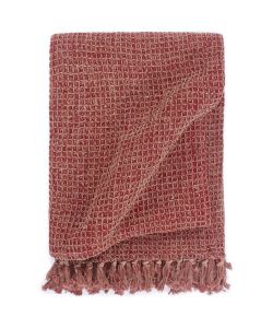 Copriletto in Cotone 125x150 cm Rosso Borgogna