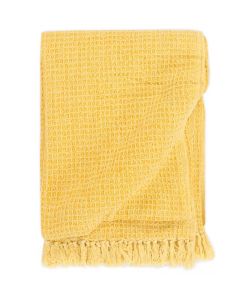 Copriletto in Cotone 220x250 cm Giallo Senape