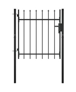 Cancello per Recinzioni con Design a Lance 100x75 cm