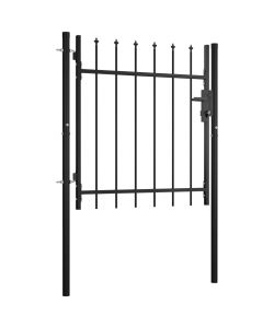 Cancello per Recinzioni con Design a Lance 100x75 cm