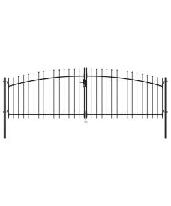 Cancello Doppio con Punte a Lancia 400x150 cm