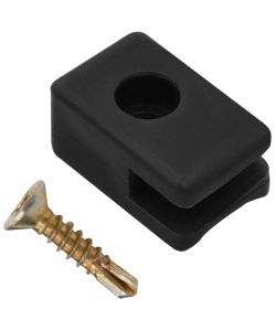 Supporto per Fili Recinzioni Giardino e Vite 100 Set Antracite