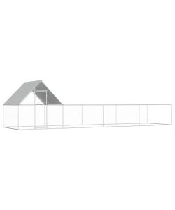 Pollaio 8x2x2 m in Acciaio Zincato