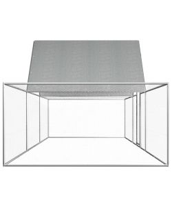 Pollaio 6x2x2 m in Acciaio Zincato