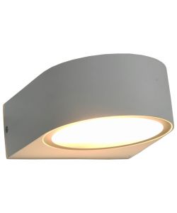 Lampade da Parete da Esterno 2 pz 11 W Bianche Rotonde