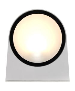 Lampade da Parete da Esterno 2 pz 11 W Bianche Rotonde