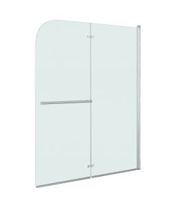 Box Doccia Pieghevole a Libro 2 Pannelli in ESG 95x140 cm