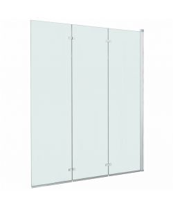 Box Doccia Pieghevole a Libro 3 Pannelli in ESG 130x138 cm