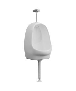 Orinatoio Sospeso con Sciacquone in Ceramica Bianco