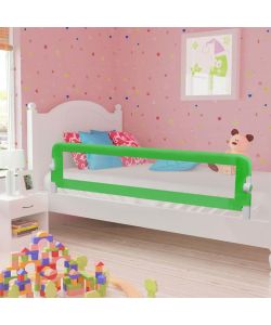 Sponde Letto di Sicurezza Bambini Verde 180x42cm Poliestere