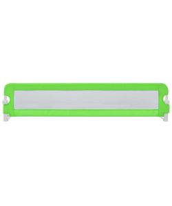 Sponde Letto di Sicurezza Bambini Verde 180x42cm Poliestere