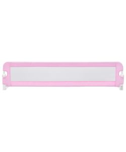 Sponde Letto di Sicurezza per Bambini Rosa 180x42cm Poliestere