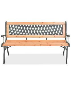Panchina da Giardino 122 cm in Legno