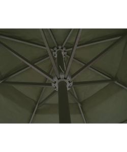 Ombrellone verde in alluminio 500 cm