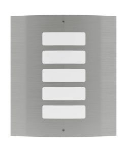 Appliqu lampione da giardino in acciaio inox per interni ed esterni