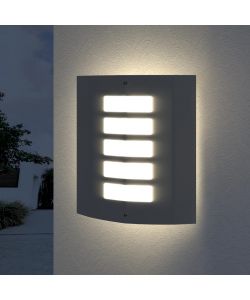 Appliqu lampione da giardino in acciaio inox per interni ed esterni