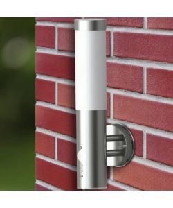 Applique da Esterno con Sensore di Movimento in Acciaio Inox