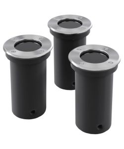 Faretto Carrabile a LED Rotondo 3 pz per Esterno