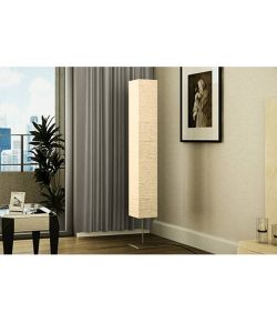 Lampada a Piantana con Supporto in Acciaio 170 cm Beige